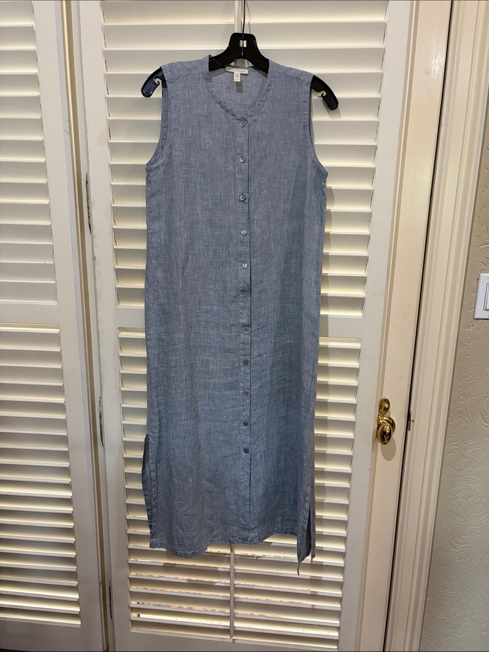 Eileen Fisher Heather Gray Lightweight Dress. Size XXS